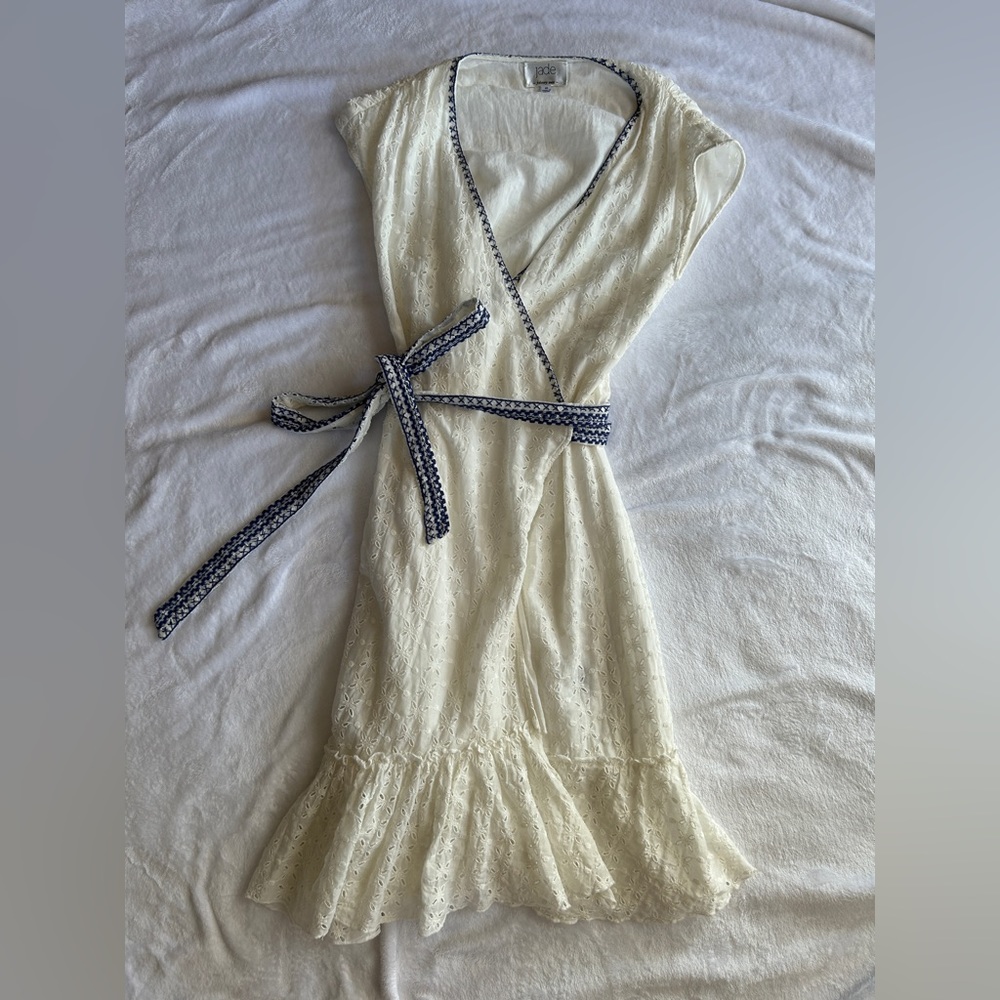 White JOHNNY WAS eyelet dress
